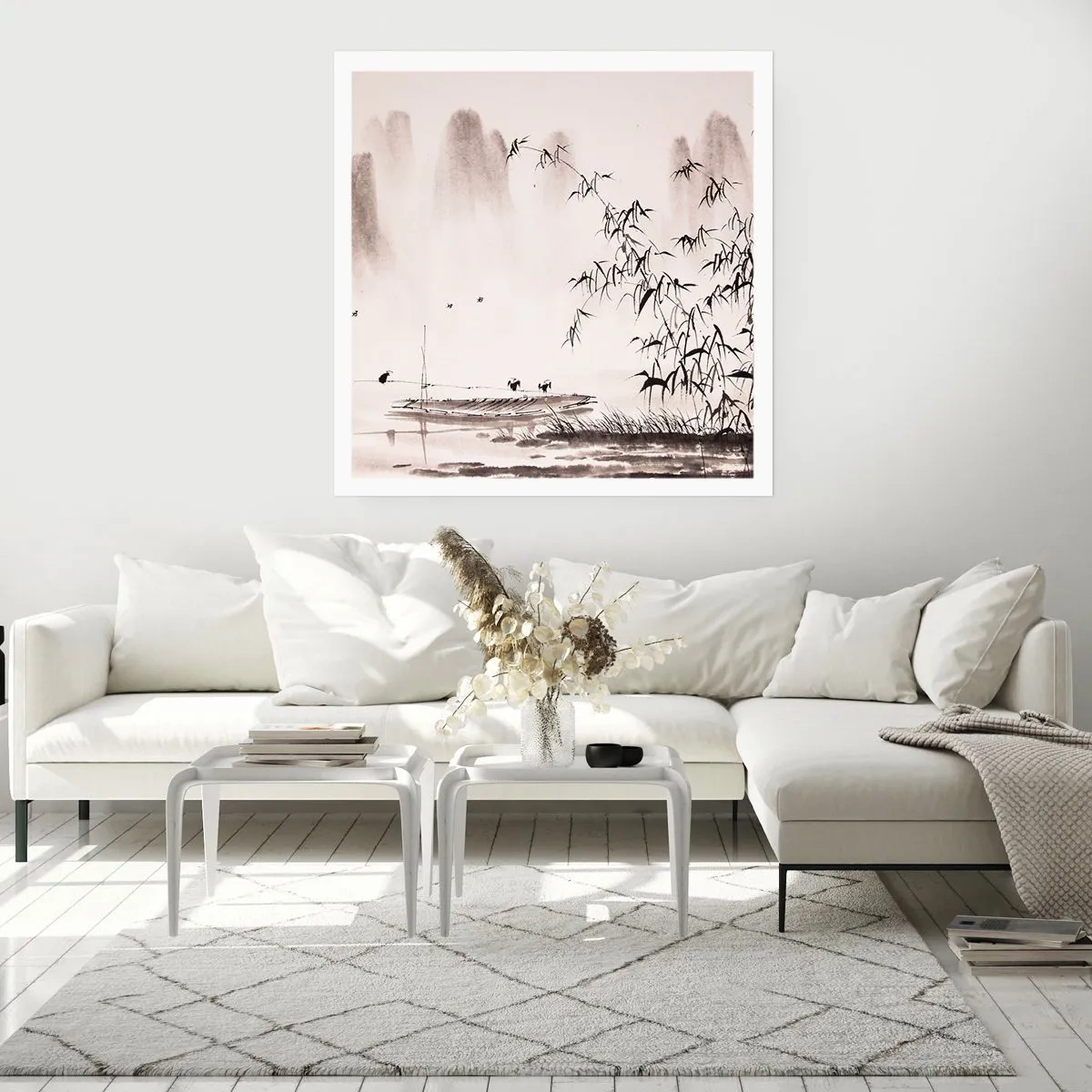 Poster - Il silenzio dei campi di riso - 50x50 cm