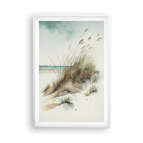 Poster in cornice bianca - Avvolti dalla sabbia - 61x91 cm