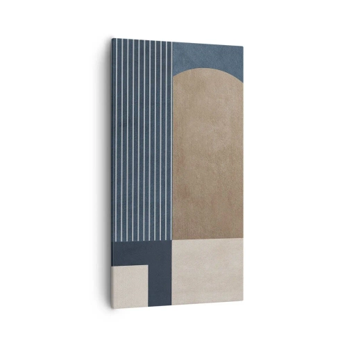 Quadro su tela - Stampe su Tela - Composizione di semplicità e rotondità - 55x100 cm