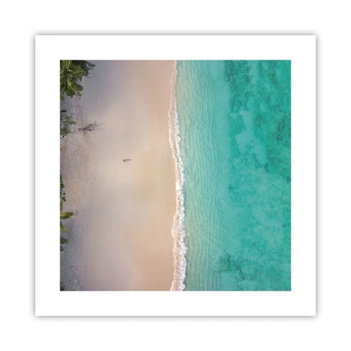 Poster - Spiaggia del paradiso - 40x40 cm