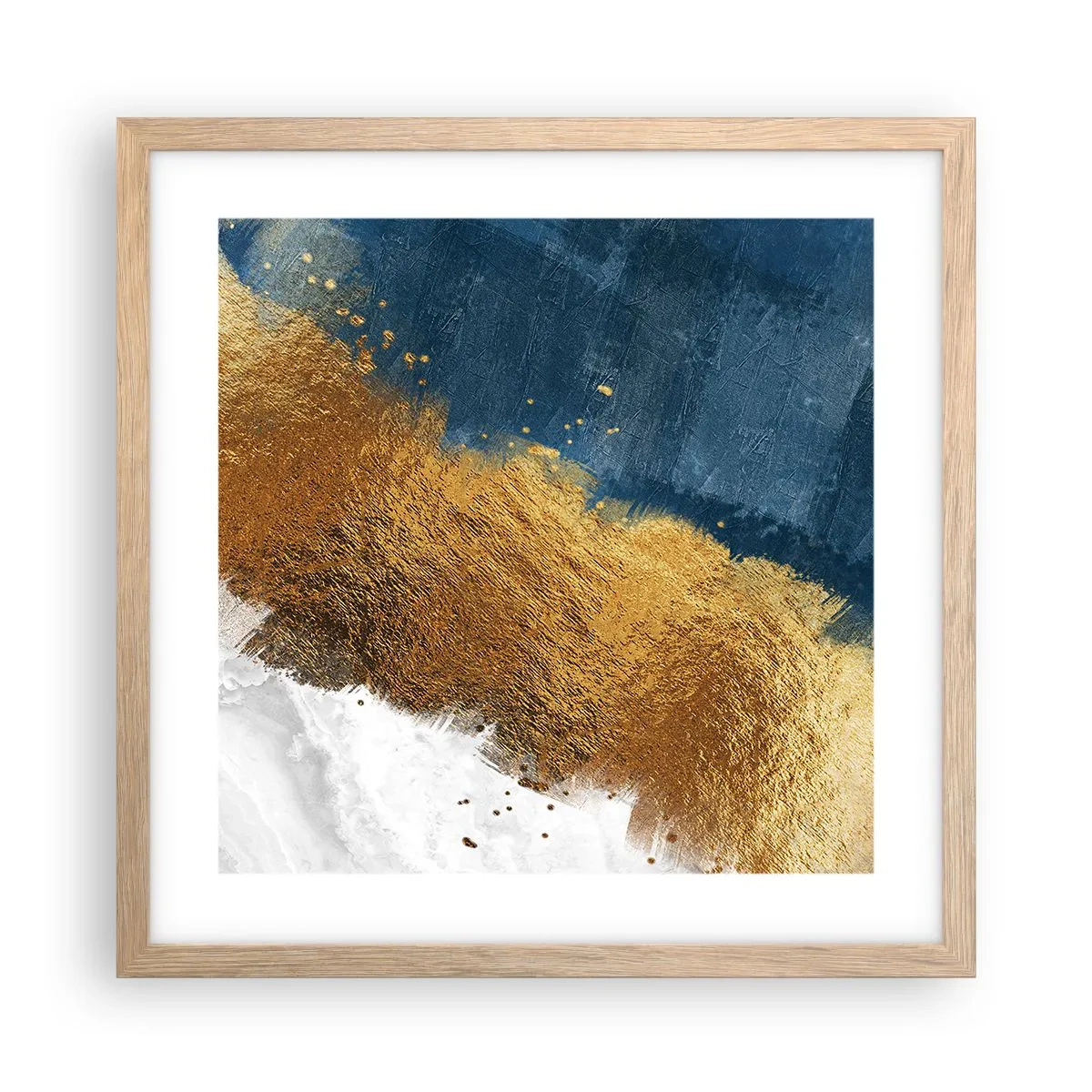 Poster in cornice rovere chiaro - I colori dell'estate - 40x40 cm