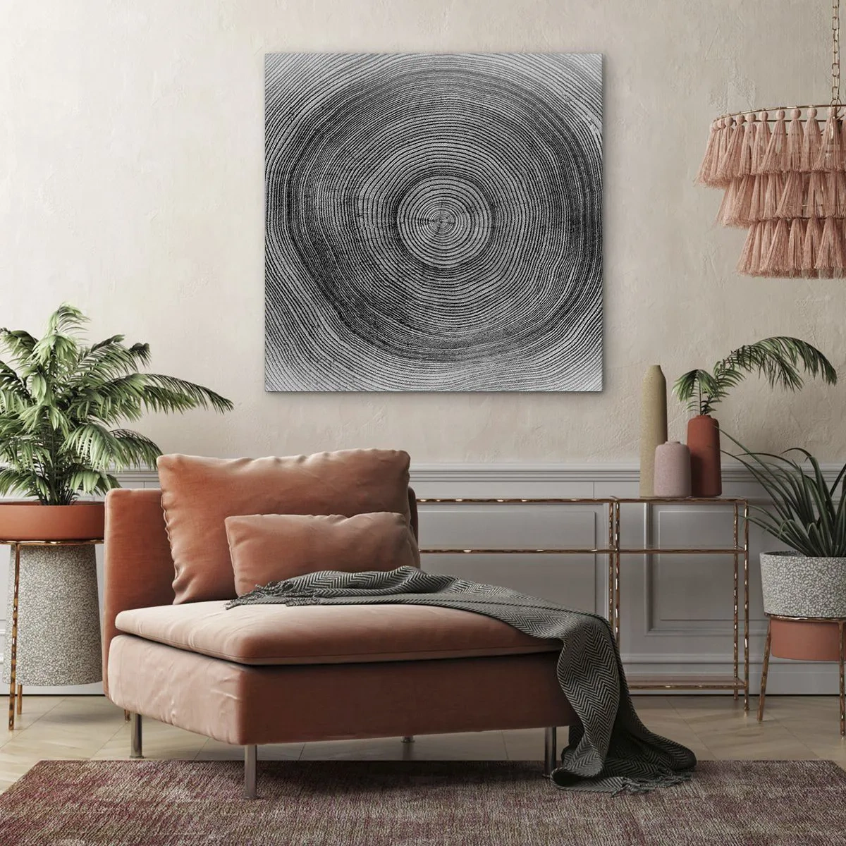 Quadro su tela - Stampe su Tela - I segni del tempo - 50x50 cm