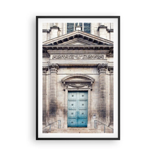 Poster in cornice nera - La porta del mondo dello spirito - 61x91 cm
