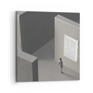 Quadro su tela - Stampe su Tela - Ma dove mi trovo? - 70x70 cm