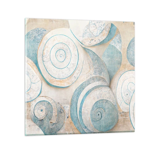 Quadro su vetro - Cosa nasconde la chiocciola? - 40x40 cm