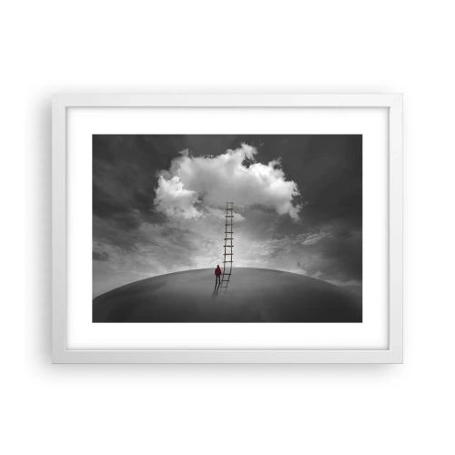 Poster in cornice bianca - Tutto è possibile - 40x30 cm