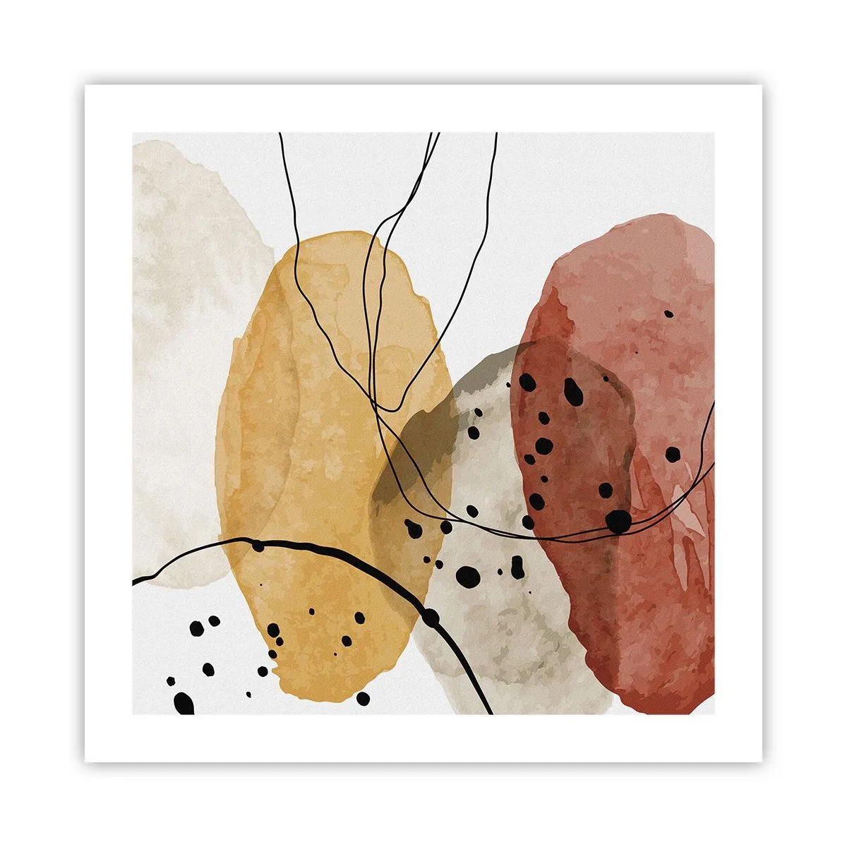 Poster - Come aria leggera e trasparente - 50x50 cm