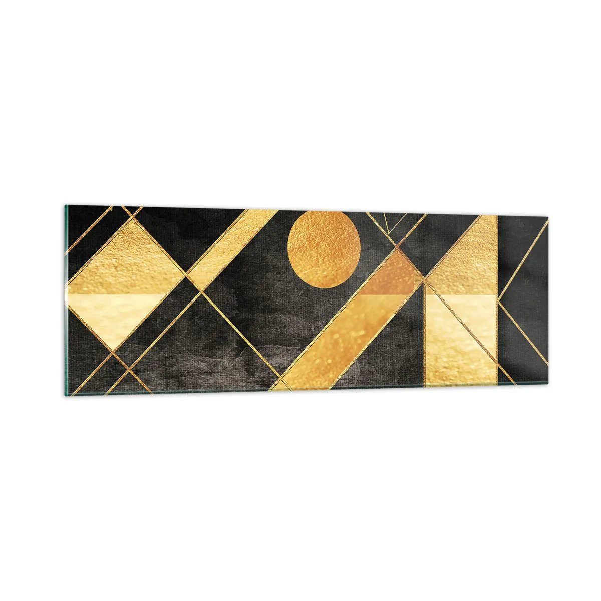 Quadro su vetro - Sole del deserto - 90x30 cm