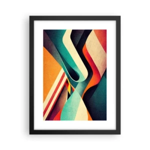 Poster in cornice nera - Composizione intensa - 30x40 cm