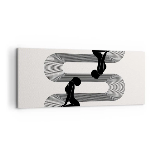 Quadro su tela - Stampe su Tela - Simmetria sensuale - 100x40 cm