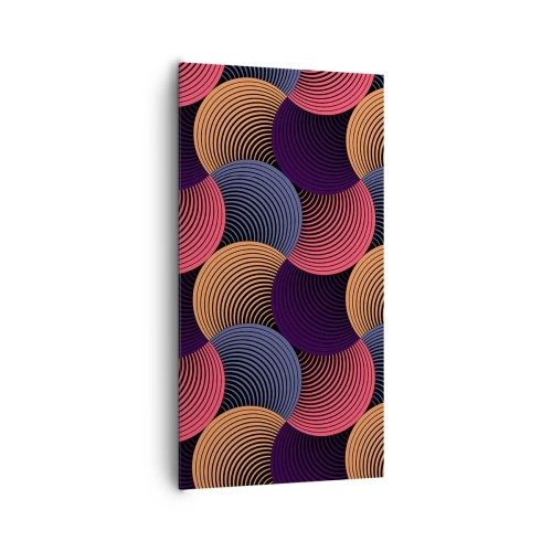 Quadro su tela - Stampe su Tela - Al ritmo delle sfere - 65x120 cm