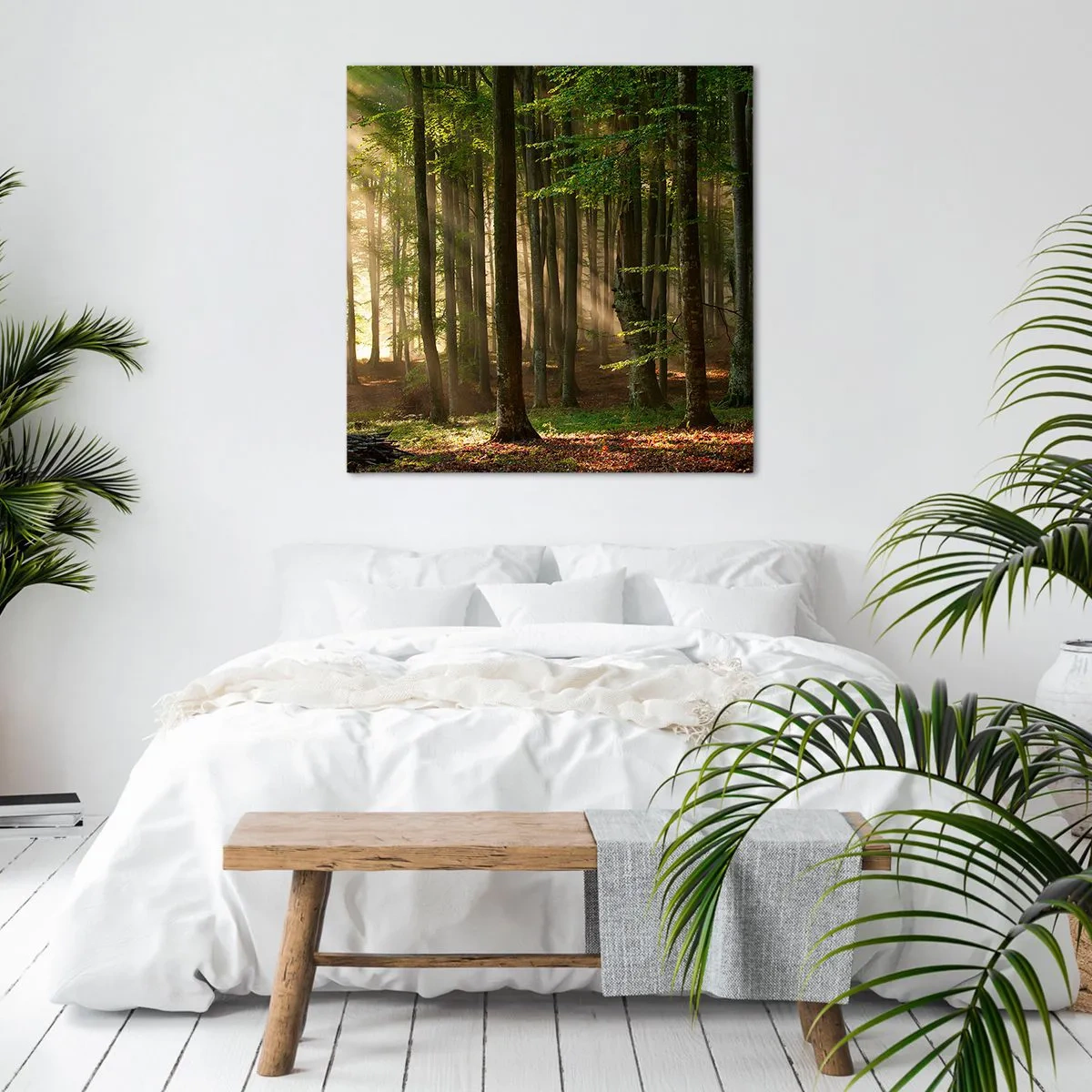 Quadro su tela - Stampe su Tela - Raggiante in un mattino di primavera - 40x40 cm