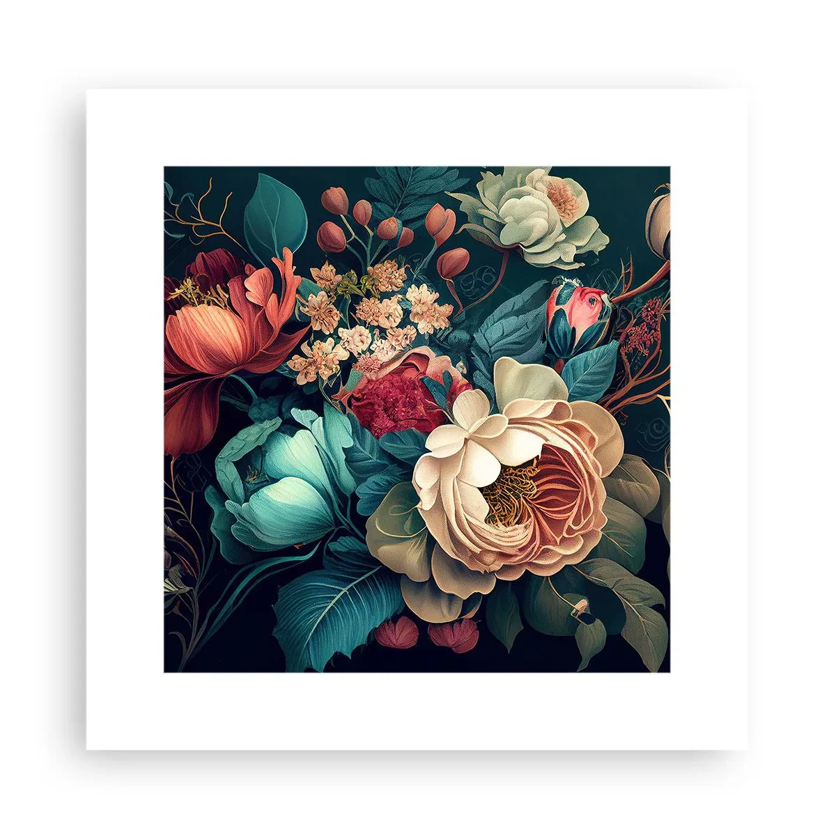 Poster - Il fascino del 19esimo secolo - 30x30 cm