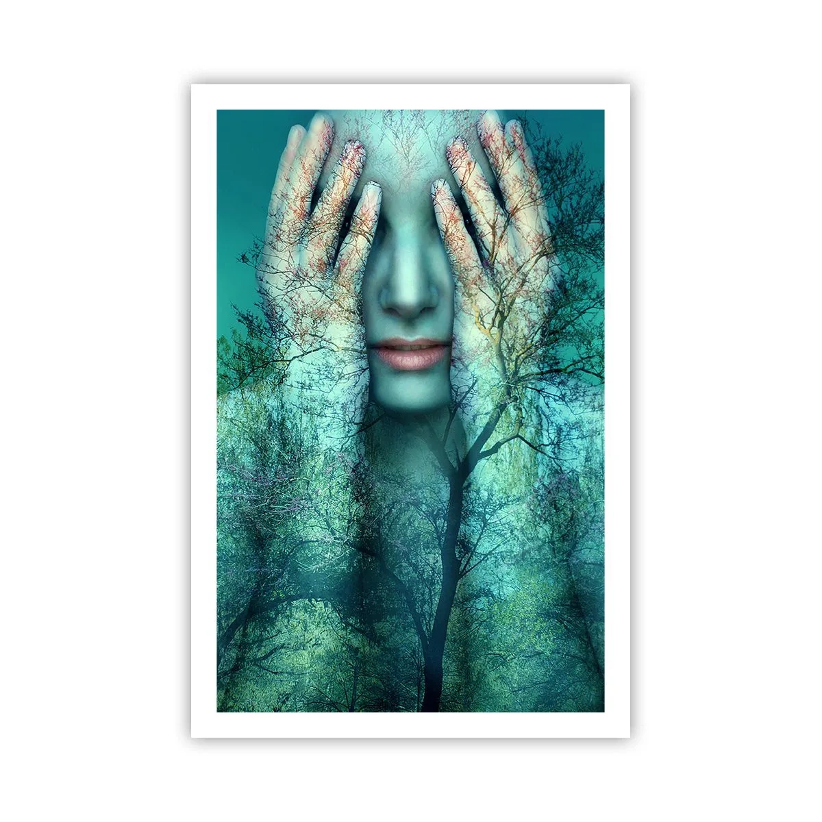 Poster - Immersa nel blu - 61x91 cm