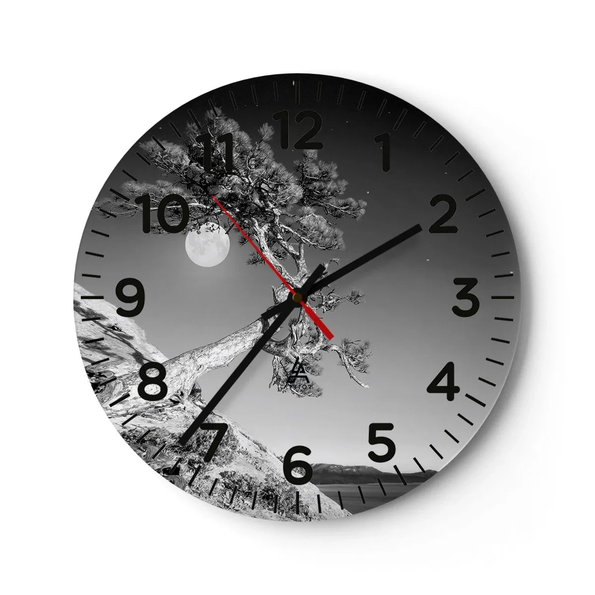 Orologio da parete - Orologio in Vetro - Guerriera vittoriosa  - 30x30 cm