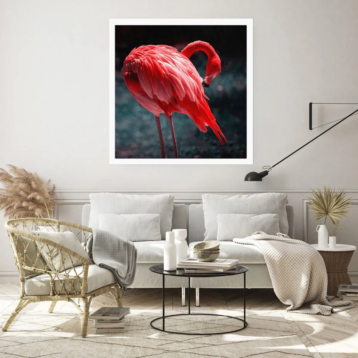 Poster - La poesia cremisi della natura - 50x50 cm