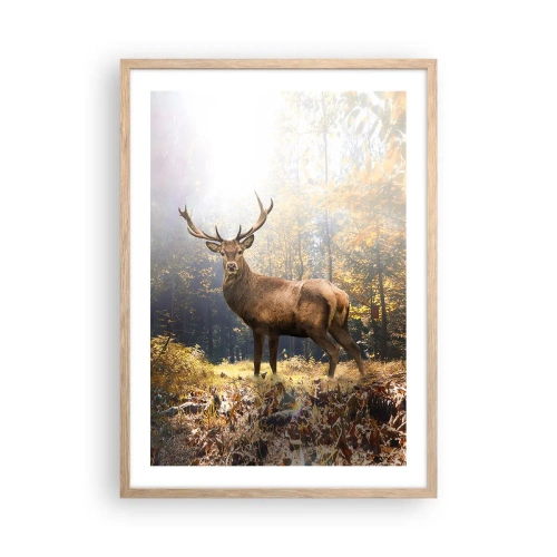 Poster in cornice rovere chiaro - Nella piena maestà - 50x70 cm