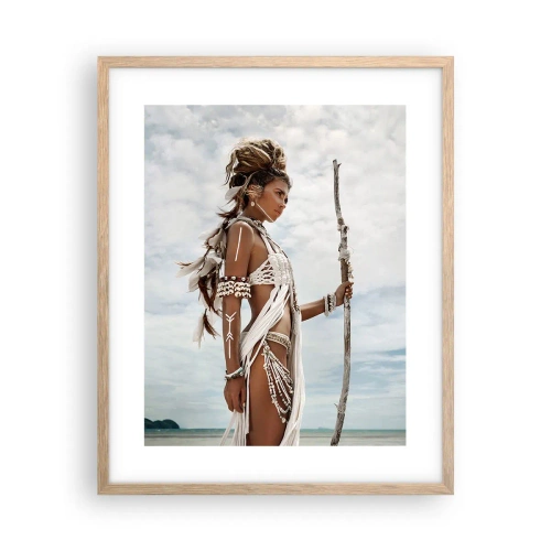 Poster in cornice rovere chiaro - La regina dei tropici - 40x50 cm