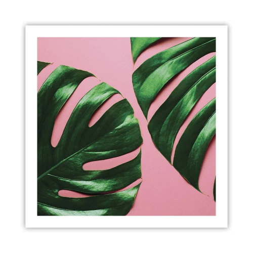 Poster - Appuntamento in verde - 60x60 cm