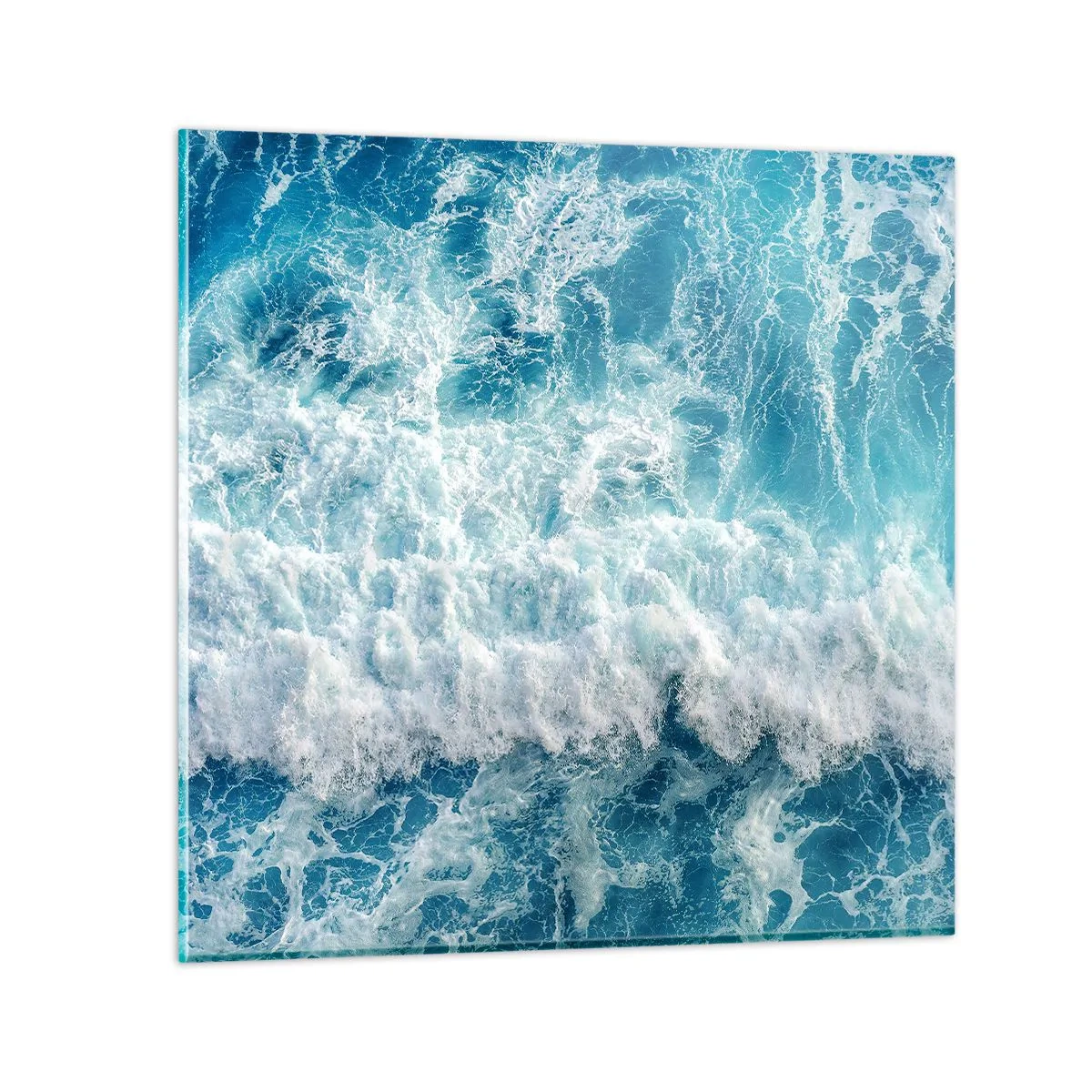 Quadro su vetro - Con gioia e saltellando - 50x50 cm