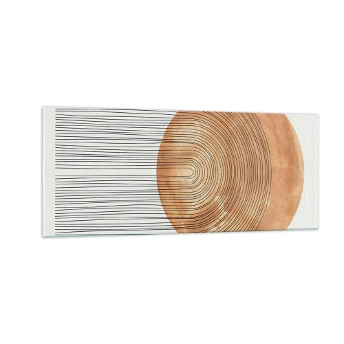 Quadro su vetro - Composizione solare - 100x40 cm