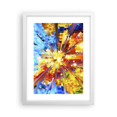 Poster in cornice bianca - In medias res - 30x40 cm