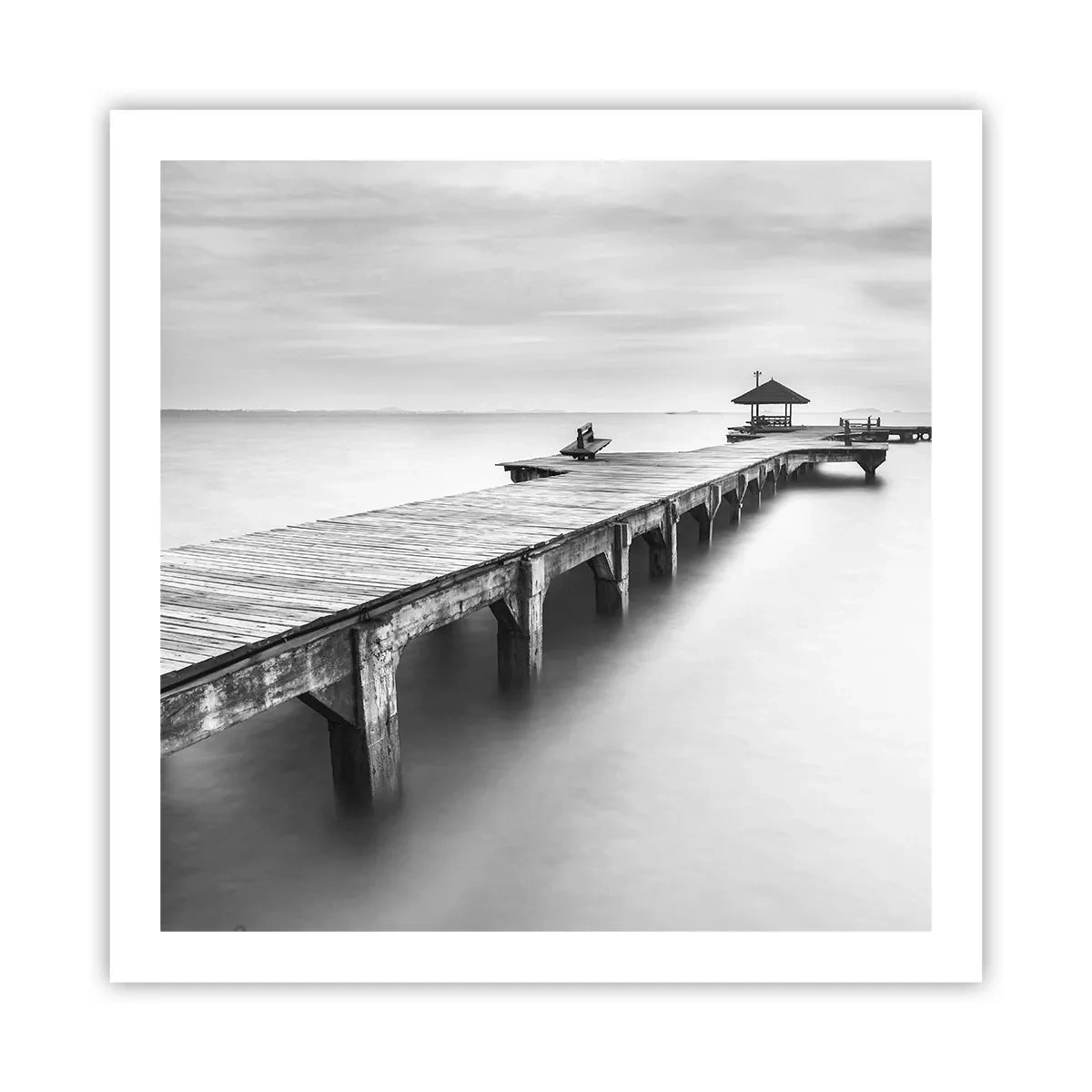 Poster - Sempre più lontano. - 60x60 cm