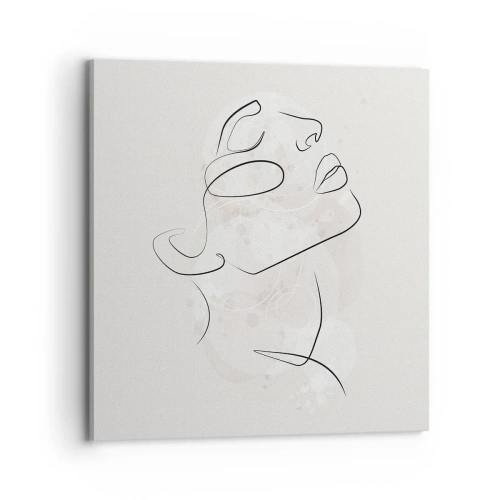 Quadro su tela - Stampe su Tela - Profilo di sogno - 70x70 cm