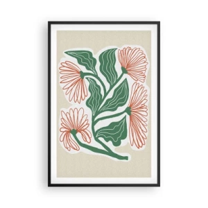 Poster in cornice nera - Folklore e modernità - 61x91 cm