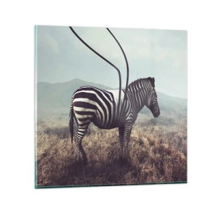 Quadro su vetro - Attenzione! Difetto - 70x70 cm