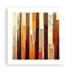 Poster - L'inno dei legni boschivi - 40x40 cm