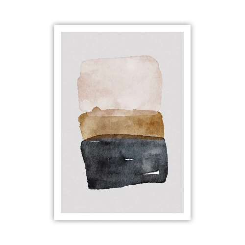 Poster - Composizione di colori della terra - 70x100 cm