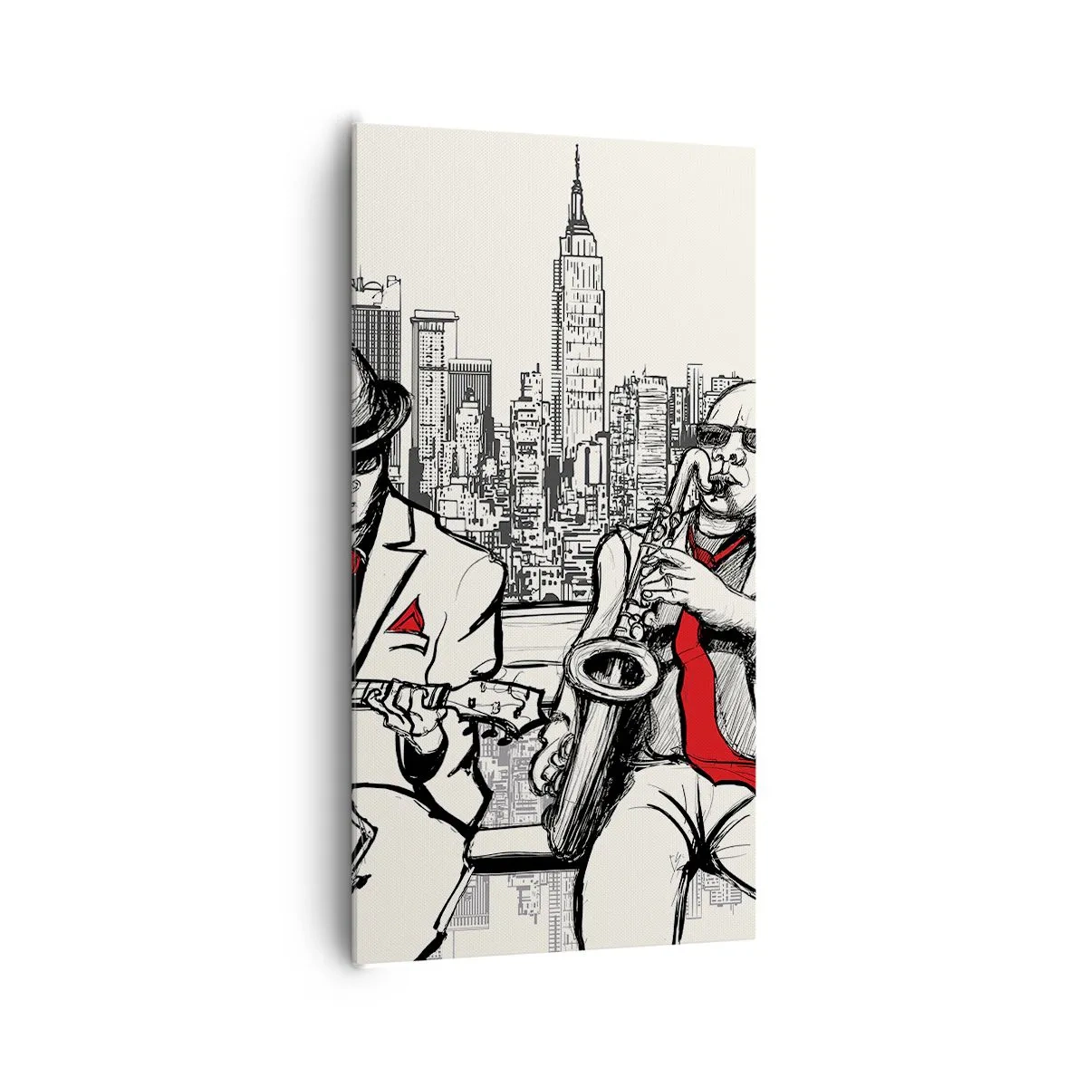 Quadro su tela - Stampe su Tela - Improvvisare a New York - 65x120 cm