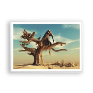 Poster in cornice bianca - Nuovo punto di vista - 100x70 cm