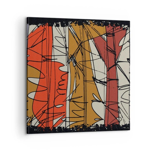 Quadro su tela - Stampe su Tela - Composizione spontanea - 60x60 cm