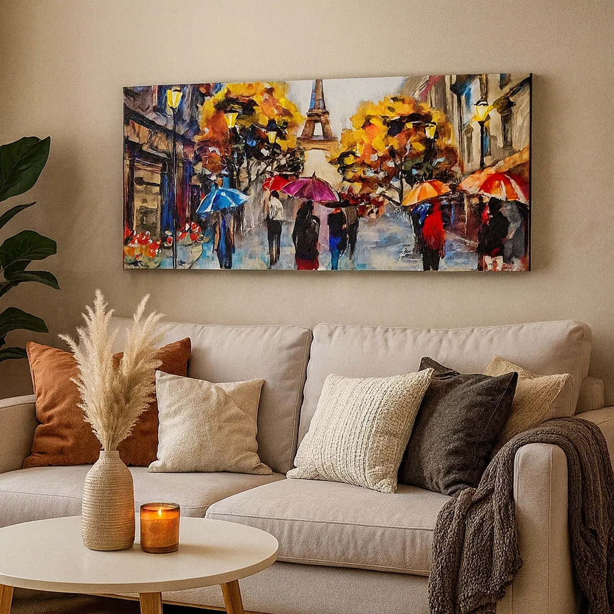 Quadro su tela - Stampe su Tela - Bella soprattutto d'autunno - 30x30 cm