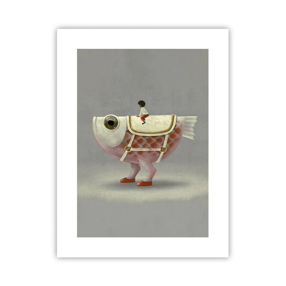Poster - Il cavaliere del pesce - 30x40 cm