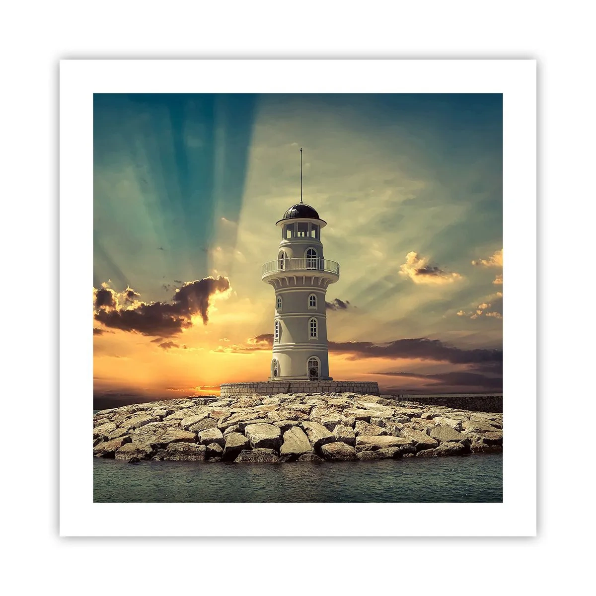 Poster - Luce - Bontà - Bellezza - 50x50 cm