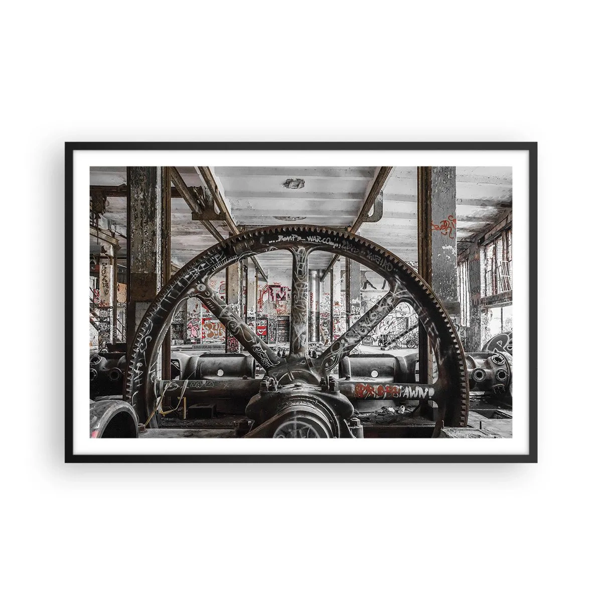 Poster in cornice nera - La vita segreta della fabbrica - 91x61 cm