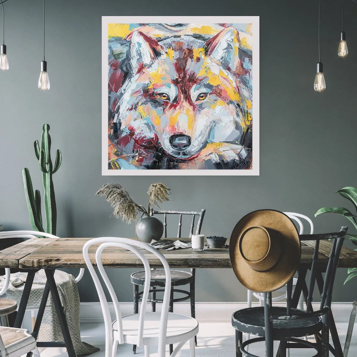 Poster - Pace tra i suoi - 50x50 cm