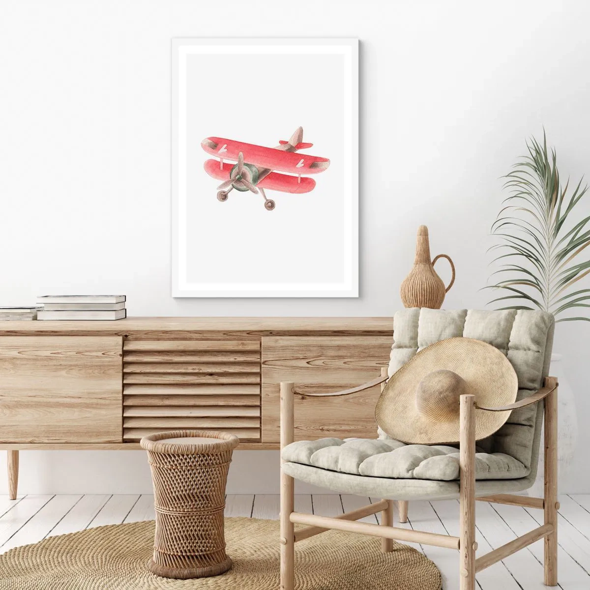 Poster in cornice bianca - Pronto a volare alto - 61x91 cm