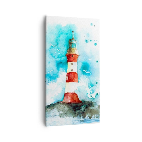 Quadro su tela - Stampe su Tela - L'unità dei quattro elementi - 55x100 cm