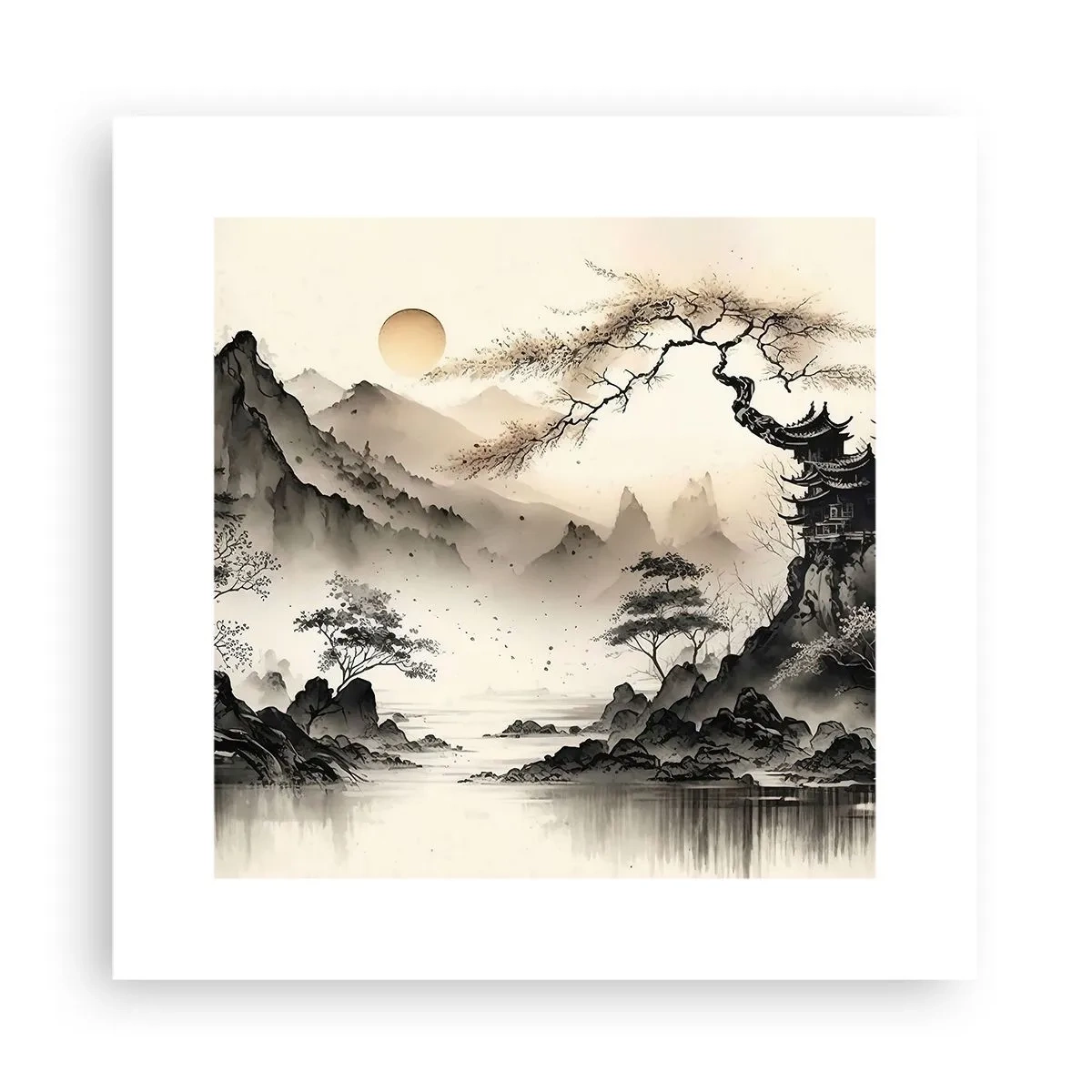 Poster - Il fascino irripetibile dell'oriente - 30x30 cm