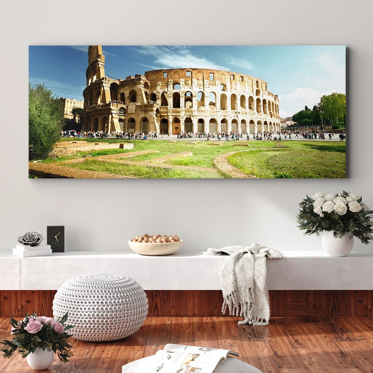 Quadro su tela - Stampe su Tela - Si sente ancora il rumore delle armi - 90x30 cm