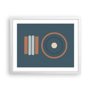 Poster in cornice bianca - L'essenza delle cose - 50x40 cm