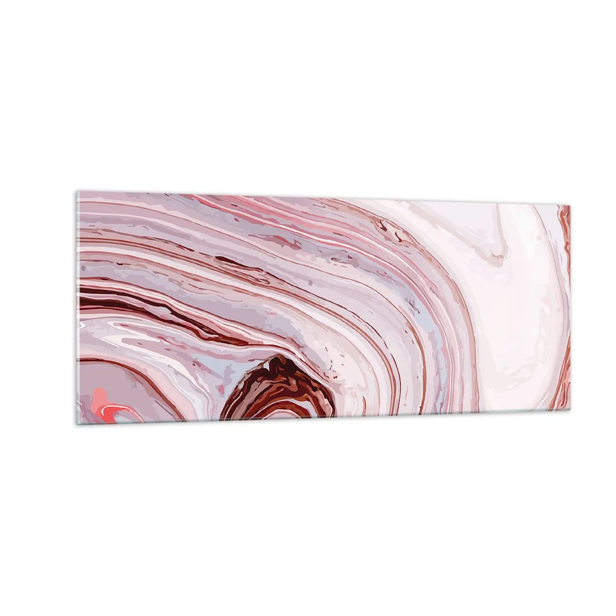 Quadro su vetro - Dritto, poi a destra in basso - 100x40 cm