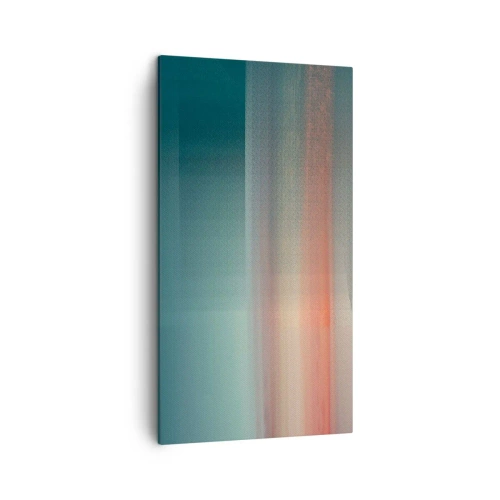 Quadro su tela - Stampe su Tela - Astrazione: onde di luce - 45x80 cm