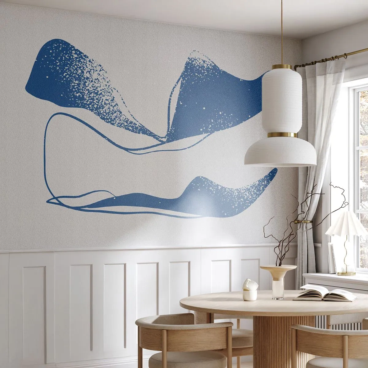 Fotomurali Premium Sand - Astrazione alata - Minimalismo, Astrazione, Pezzo - 250x175 cm