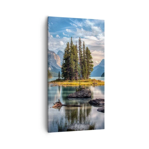 Quadro su tela - Stampe su Tela - Sulle acque grandi e limpide...  - 55x100 cm