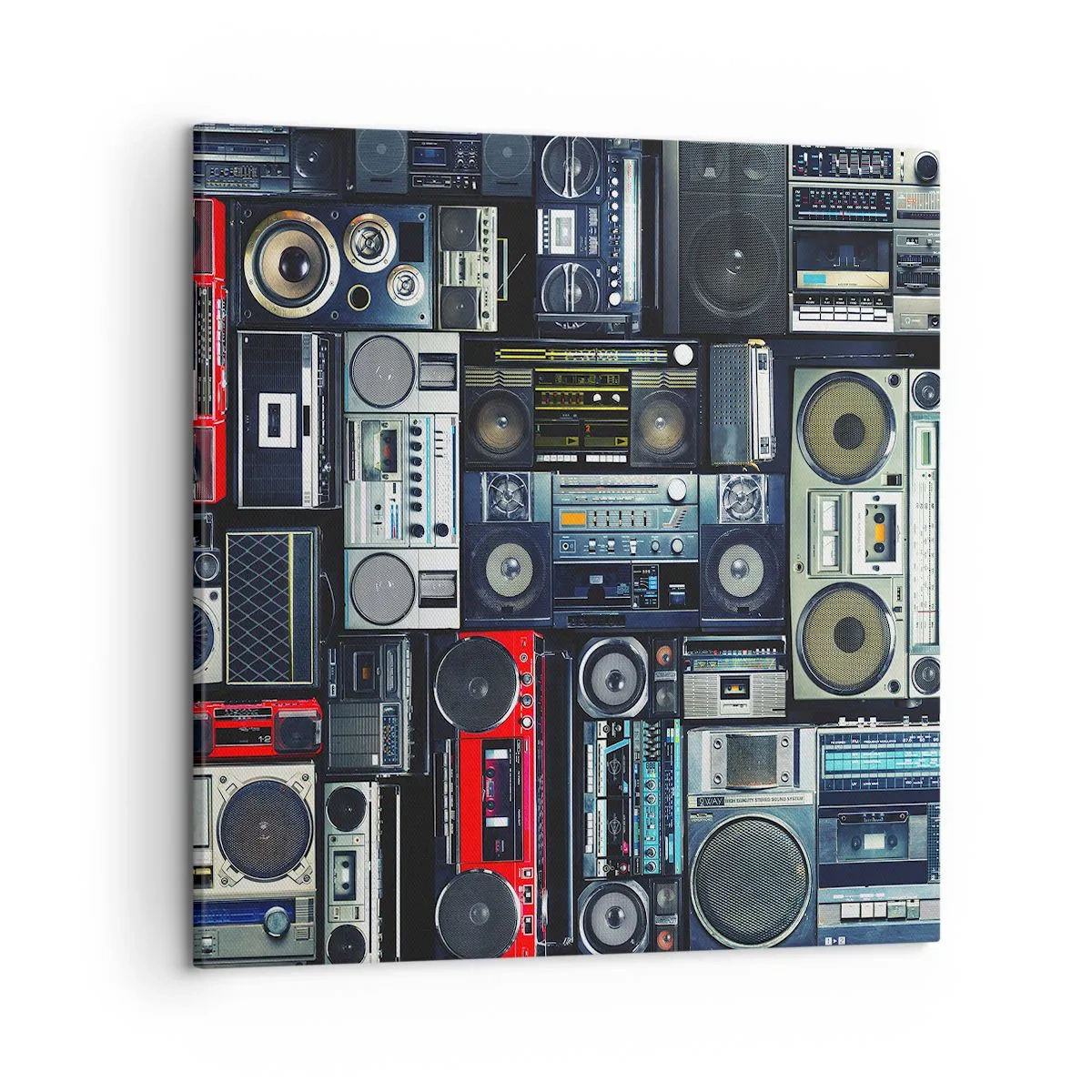 Quadro su tela - Stampe su Tela - Nostalgia degli anni '80 - 50x50 cm